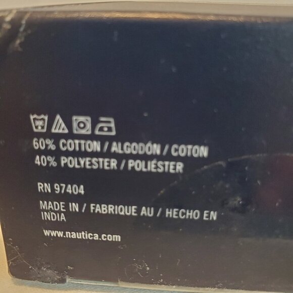 NWT NAUTICA Men's 3-Pack V-Neck Classic Fit Comfort Cotton Blend T-Shirts - Picture 5 of 8